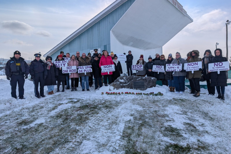 Rockland commemorates National Day of Remembrance and Action on Violence Against Women (in English)